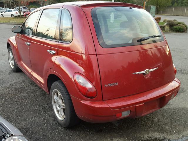 3A8FY48919T509634 - 2009 CHRYSLER PT CRUISER RED photo 3