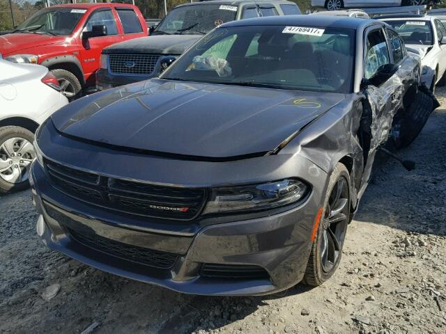 2C3CDXBG2GH218925 - 2016 DODGE CHARGER SE GRAY photo 2