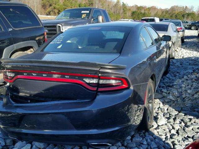 2C3CDXBG2GH218925 - 2016 DODGE CHARGER SE GRAY photo 4