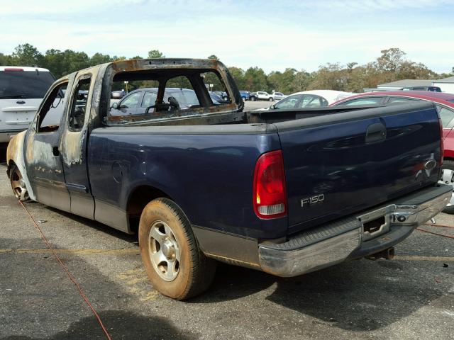 2FTRX17294CA33710 - 2004 FORD F-150 HERI BLUE photo 3