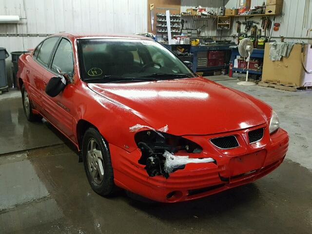1G2NE52E7XM830835 - 1999 PONTIAC GRAND AM S RED photo 1