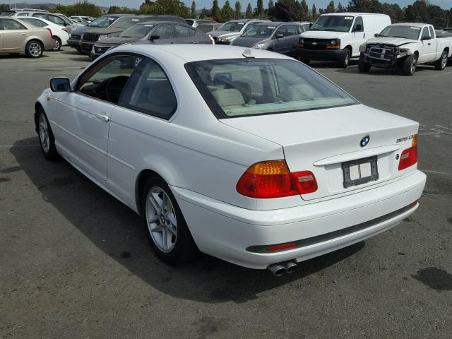 WBABV13434JT21395 - 2004 BMW 325 CI SUL WHITE photo 3