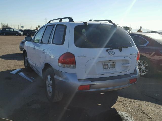 KM8SC13D85U020495 - 2005 HYUNDAI SANTA FE G WHITE photo 3