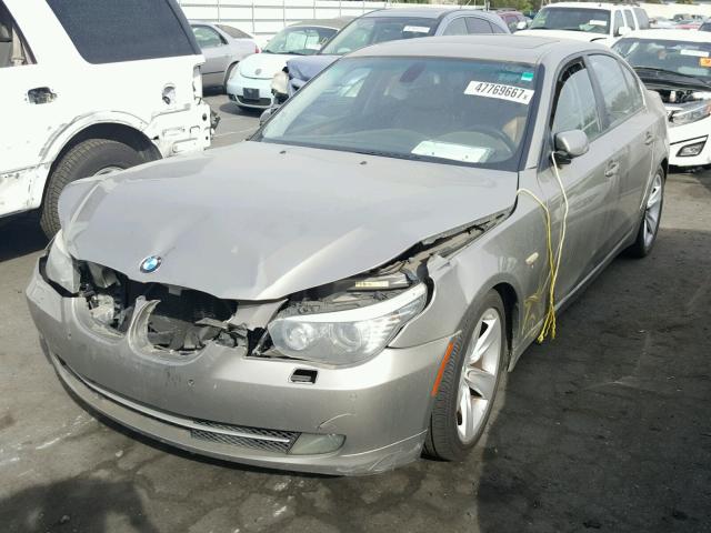 WBANU53538C117027 - 2008 BMW 528 I GOLD photo 2