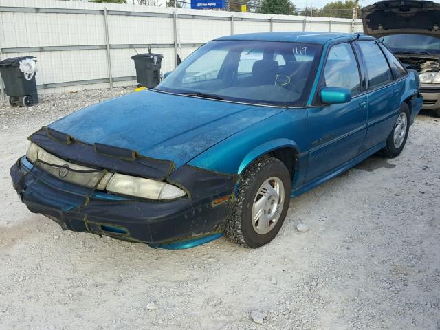 1G2WJ52M8TF213787 - 1996 PONTIAC GRAND PRIX მწვანე ფოტო 2