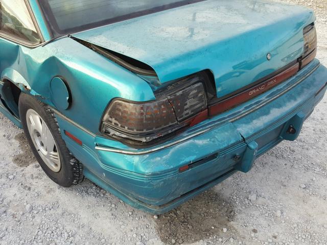 1G2WJ52M8TF213787 - 1996 PONTIAC GRAND PRIX მწვანე ფოტო 9