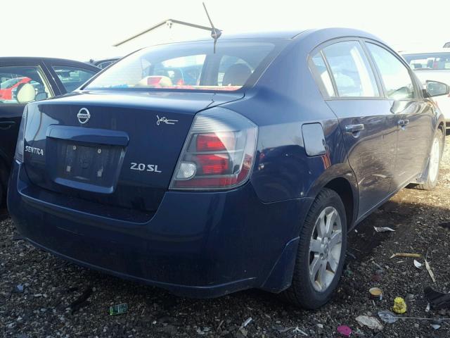 3N1AB61E47L680867 - 2007 NISSAN SENTRA 2.0 BLUE photo 4