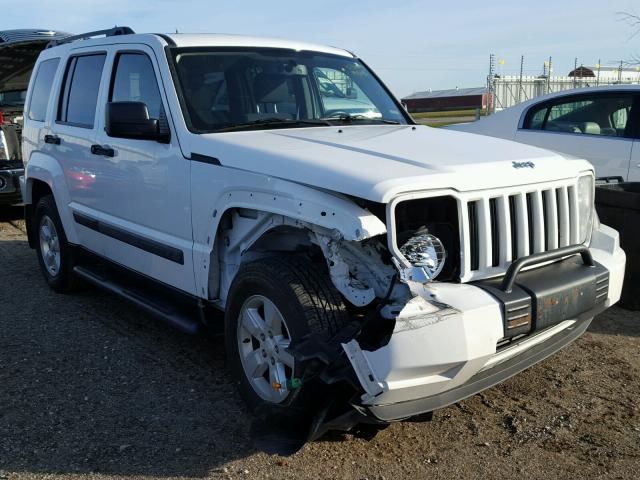 1C4PJMAK2CW152883 - 2012 JEEP LIBERTY SP WHITE photo 1