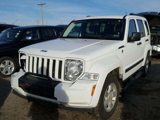 1C4PJMAK2CW152883 - 2012 JEEP LIBERTY SP WHITE photo 2