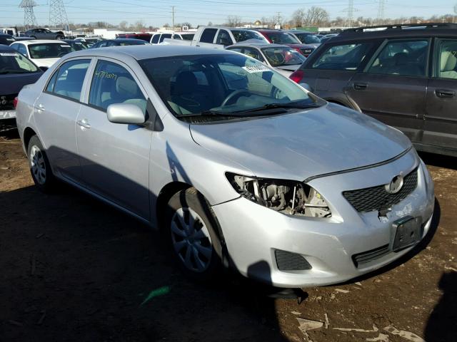 1NXBU40E49Z136875 - 2009 TOYOTA COROLLA BA SILVER photo 1