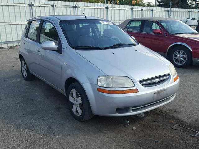 KL1TD66616B600403 - 2006 CHEVROLET AVEO BASE Күміс фото 1
