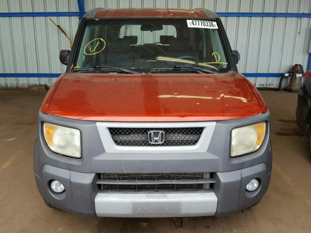 5J6YH28583L023319 - 2003 HONDA ELEMENT EX ORANGE photo 9