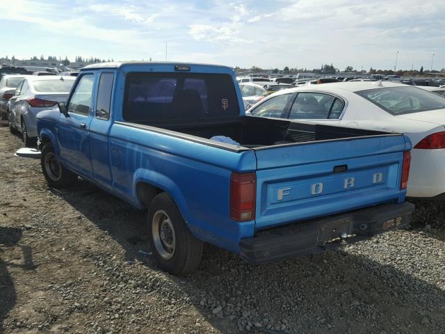 1FTCR14A5NPA62035 - 1992 FORD RANGER SUP BLUE photo 3