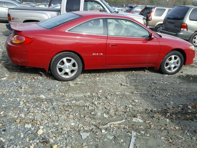 2T1CF28P02C601913 - 2002 TOYOTA CAMRY SOLA RED photo 4