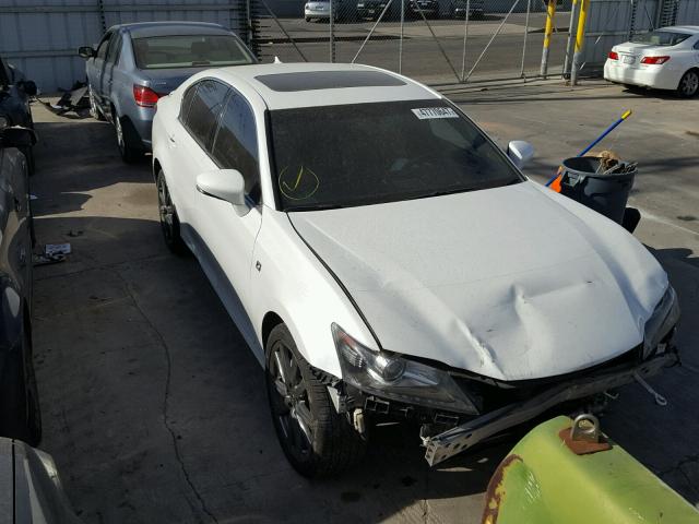 JTHCE1BL2D5000455 - 2013 LEXUS GS 350 WHITE photo 1