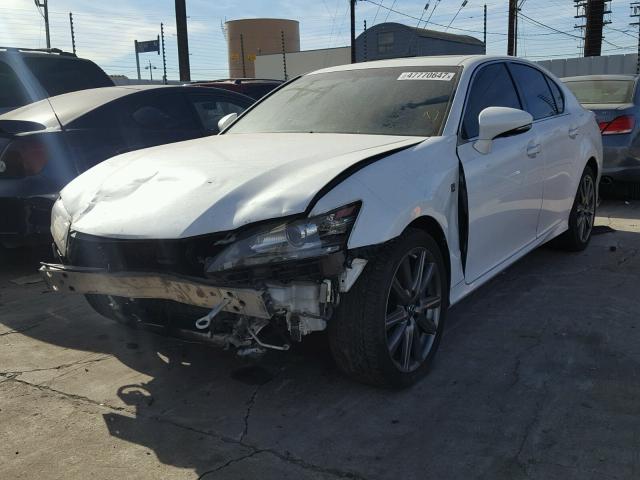 JTHCE1BL2D5000455 - 2013 LEXUS GS 350 WHITE photo 2