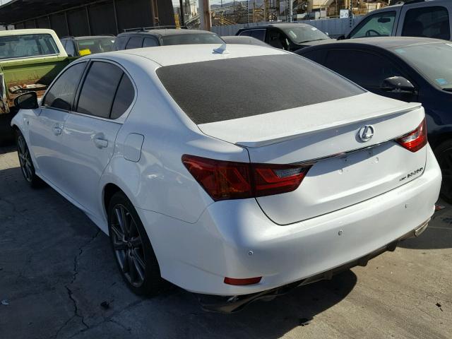 JTHCE1BL2D5000455 - 2013 LEXUS GS 350 WHITE photo 3