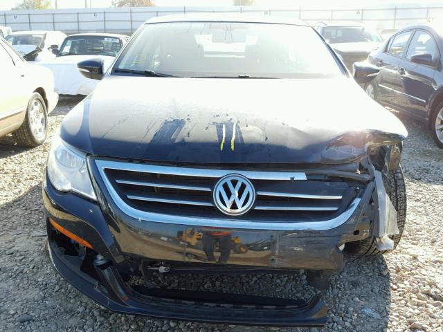 WVWMN7AN1CE507521 - 2012 VOLKSWAGEN CC SPORT BLACK photo 7