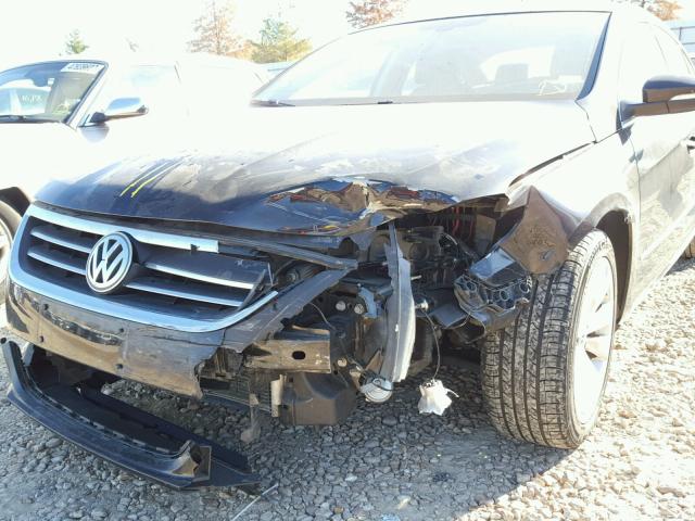 WVWMN7AN1CE507521 - 2012 VOLKSWAGEN CC SPORT BLACK photo 9