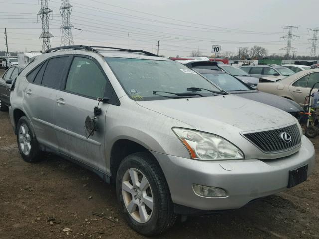 JTJHA31U340027120 - 2004 LEXUS RX 330 SILVER photo 1