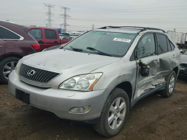 JTJHA31U340027120 - 2004 LEXUS RX 330 SILVER photo 2