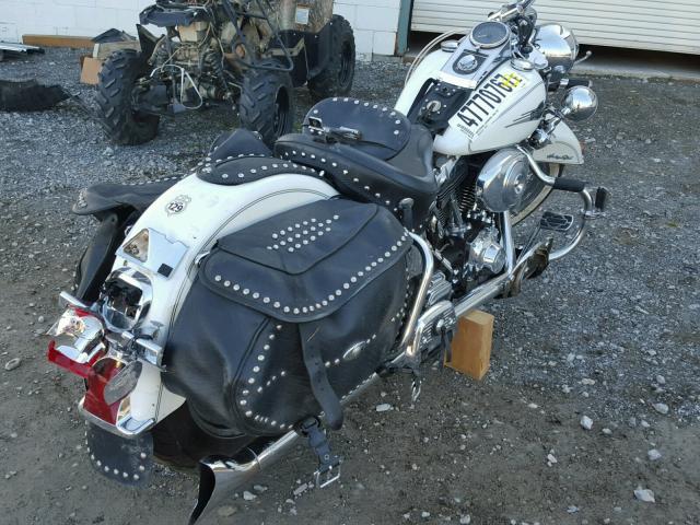 1HD1BWB176Y019466 - 2006 HARLEY-DAVIDSON FLSTCI WHITE photo 4