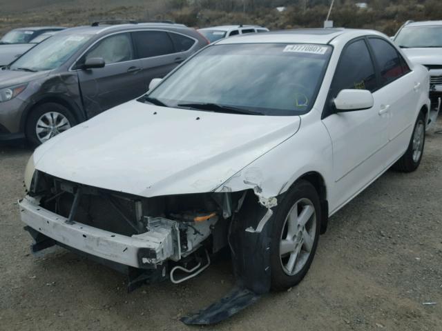 1YVFP80D935M05458 - 2003 MAZDA 6 S WHITE photo 2