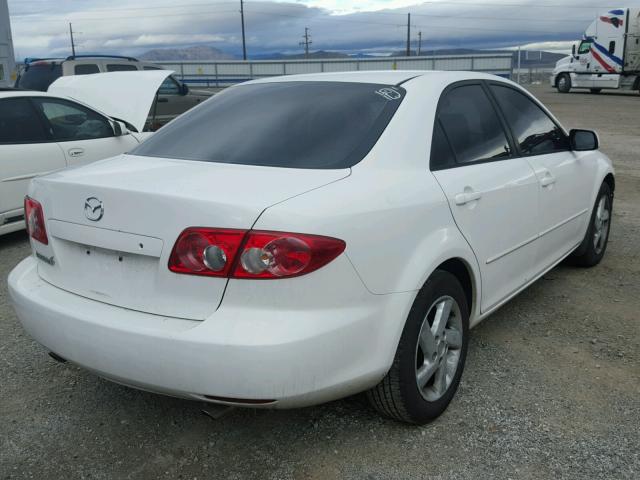 1YVFP80D935M05458 - 2003 MAZDA 6 S WHITE photo 4