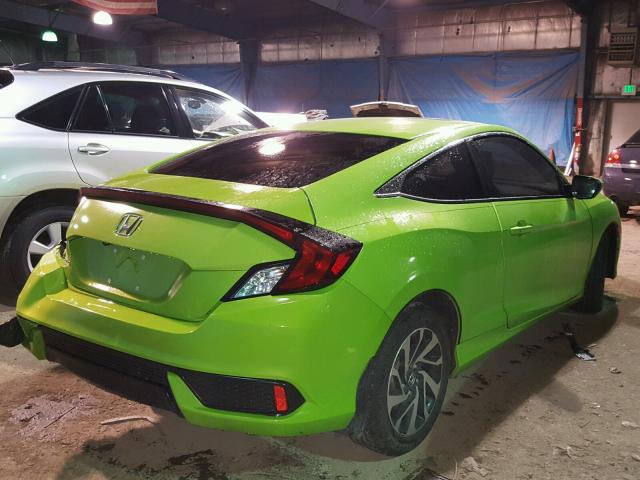 2HGFC4B07GH308828 - 2016 HONDA CIVIC LX GREEN photo 4