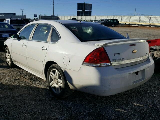 2G1WG5EK2B1259909 - 2011 CHEVROLET IMPALA LT WHITE photo 3