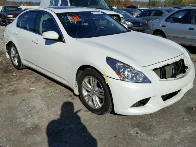 JN1CV6AP6DM725049 - 2013 INFINITI G37 BASE WHITE photo 1