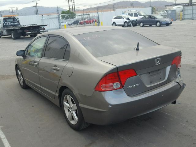 2HGFA16978H311095 - 2008 HONDA CIVIC EXL 灰色 照片 3