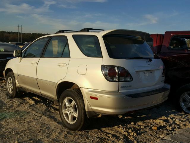 JTJHF10UX20266474 - 2002 LEXUS RX 300 WHITE photo 3