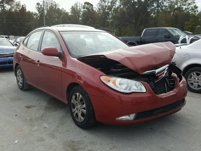 KMHDU4AD2AU879229 - 2010 HYUNDAI ELANTRA BL RED photo 1