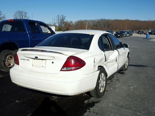 1FAFP56U25A296594 - 2005 FORD TAURUS SEL WHITE photo 4