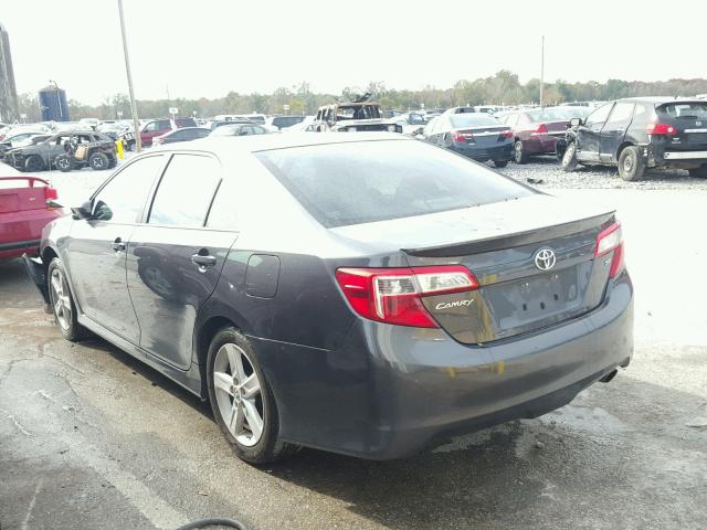 4T1BF1FK0CU505101 - 2012 TOYOTA CAMRY BASE GRAY photo 3