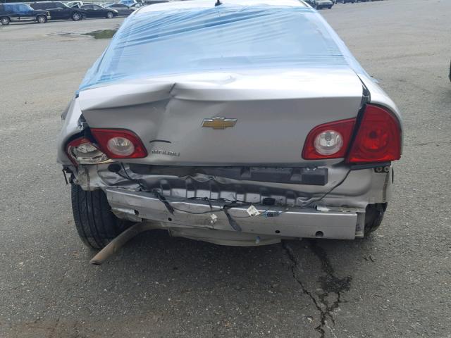 1G1ZB5E12BF210754 - 2011 CHEVROLET MALIBU LS 银色 照片 9