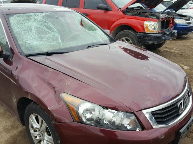 1HGCP26488A105861 - 2008 HONDA ACCORD LXP MAROON photo 9