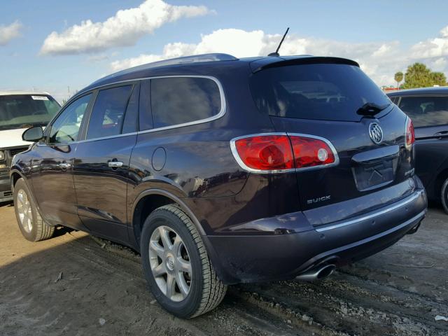 5GAEV23758J244603 - 2008 BUICK ENCLAVE CX MAROON photo 3