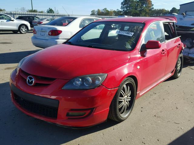 JM1BK34L871620866 - 2007 MAZDA SPEED 3 RED photo 2