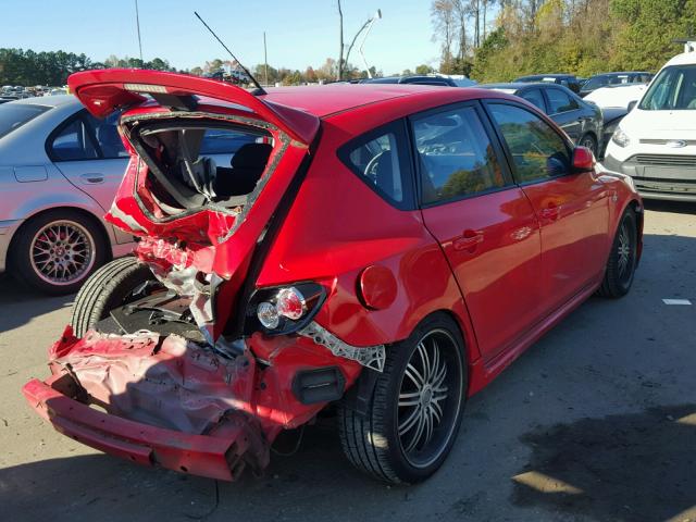 JM1BK34L871620866 - 2007 MAZDA SPEED 3 RED photo 4