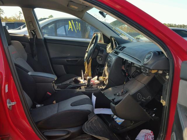 JM1BK34L871620866 - 2007 MAZDA SPEED 3 红色 照片 5