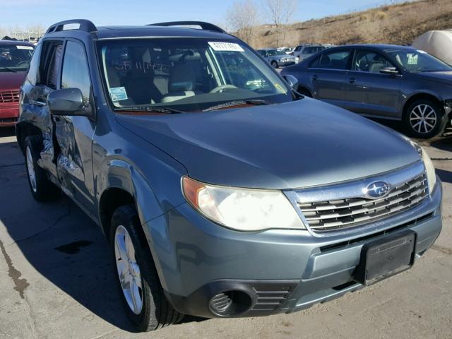 JF2SH63639H786896 - 2009 SUBARU FORESTER 2 BLUE photo 1