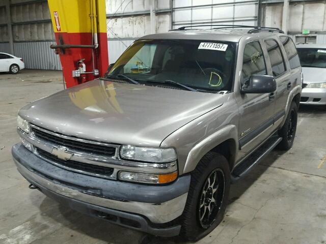 1GNEK13V62R316263 - 2002 CHEVROLET TAHOE K150 GRAY photo 2