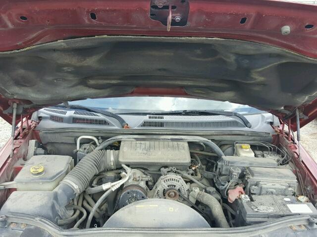 1J8HG48K56C225901 - 2006 JEEP COMMANDER Tünd qırmızı foto 7