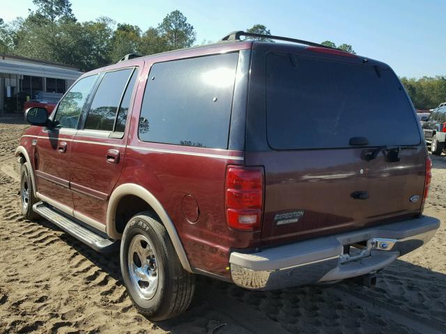 1FMEU17L6VLC31454 - 1997 FORD EXPEDITION RED photo 3