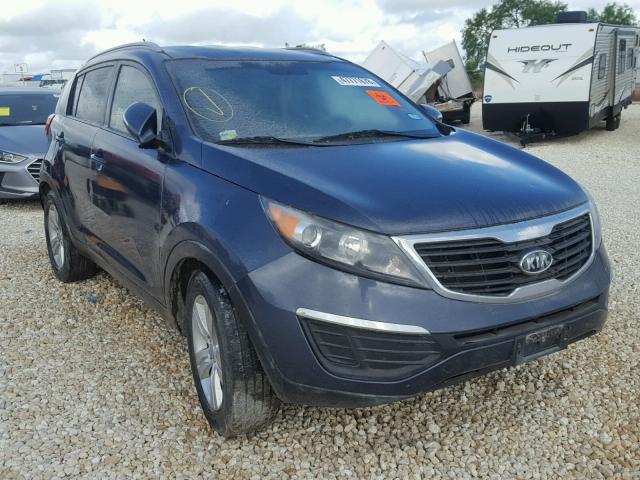 KNDPB3A24C7260388 - 2012 KIA SPORTAGE B BLUE photo 1