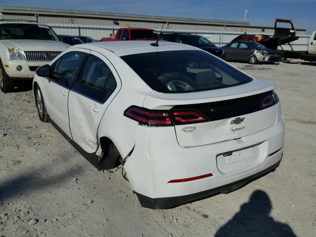 1G1RA6E44DU133905 - 2013 CHEVROLET VOLT WHITE photo 3