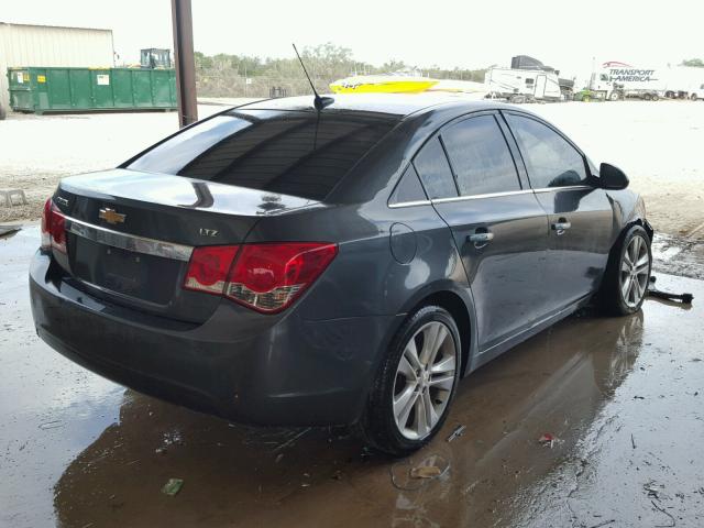 1G1PG5SB6D7249298 - 2013 CHEVROLET CRUZE LTZ GRAY photo 4