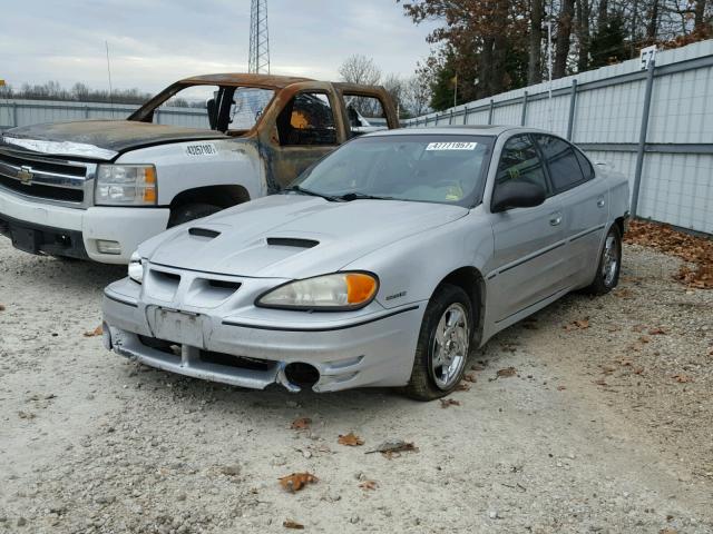 1G2NW52E34C162305 - 2004 PONTIAC GRAND AM G SILVER photo 2